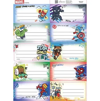 Disney Marvel nálepky na sešit