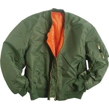 Pánské oblečení Bunda bomber MA1 BASIC ZELENÁ XS - Není skladem