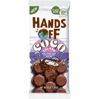 Čokoláda Hands Off mléčná čokoláda s kokosovou příchutí 95 g