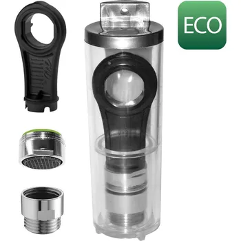 Perlátor Sapho ECO SET redukce na sprchovou hadici 6L, perlátor 6L, vnější závit M24x1 a klíč, chrom, SETL6