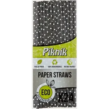 Piknik Papírová brčka 24 ks