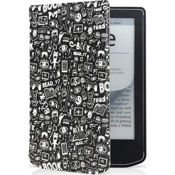 Pouzdro na čtečku elektronické knihy connect IT Doodle černé/bílé (CEB-1077-DD)
