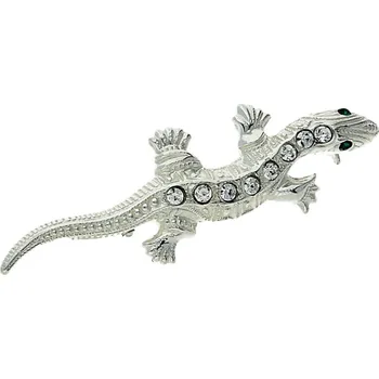 Brož Goldstore Stříbrná brož ve tvaru ještěrky Varianta: stříbrná brož