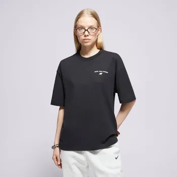 New Balance Tričko Reimagined Oversized Černá L