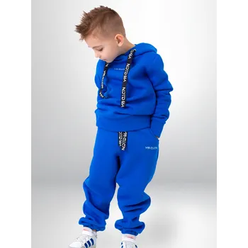 Dívčí mikina Dětská tepláková souprava VSB KIDS modrá, Velikost 158/164