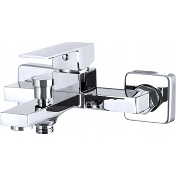 Vodovodní baterie Gamma Cube, nástěnná vanová baterie, chromová, GMA-BCEW-CH