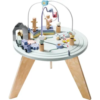 Vláček a vláčkodráha eliNeli Motorický stolek s vláčkem a aktivitami