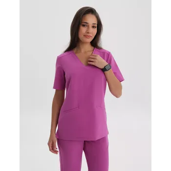 Zdravotnický oděv Lékařská Mikina Casy - ELECTRIC PINK 0