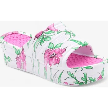 Dámské pantofle SAMLUX® Dámské pantofle na platformě 05A pink Barva: Pink, Velikost: 37