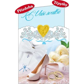 Svatební dekorace Gratulace svatba E2589 s textem Aria