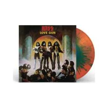 Zahraniční hudba LP Kiss: Love Gun CLR | LTD 2025 Coloured Tangerine & Aqua Splatter Vinyl Limited Edition
