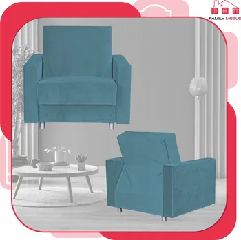 Křeslo Rozkládací křeslo Family Meble modré