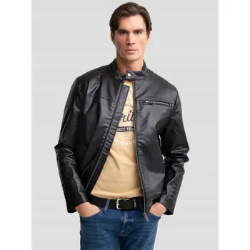 Moto bunda BIG STAR Pánská motorkářská bunda černá Dall 906 L