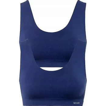 Podprsenka 1V0I18 BONPRIX BEZŠVÁ HladKÁ PODPRSENKA TMAVĚ MODRÁ L
