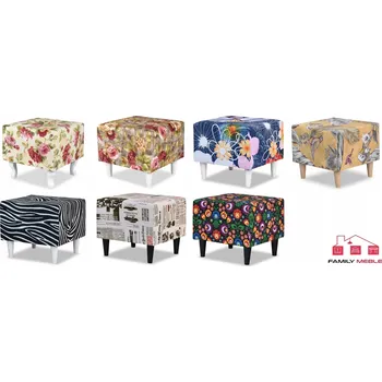 Taburet Čalouněný Taburet Family Meble