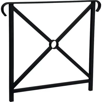 Zábradlí Procity Zábradlí Héritage, délka 800 mm, dvě madla, jednoduchý kříž, barva černá RAL9005