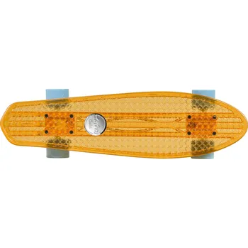 Skateboard Dirty Harry 23,6x6,5 clear orange