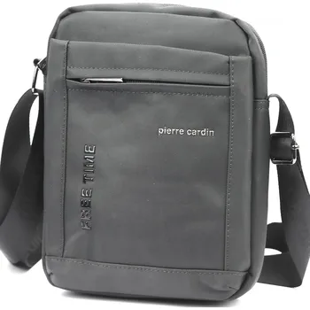 Obal na doklad Pierre Cardin brašna přes rameno šedá