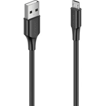 Datový kabel Vention USB 2.0 to micro USB 2A Cable 0.25M Black