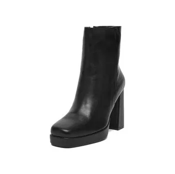 Dámské kozačky Polokozačky DeeZee 24ST0155-1 Černá 37