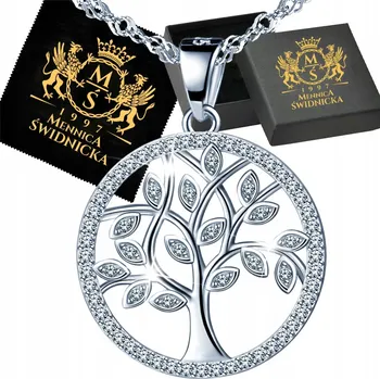 Náhrdelník Náhrdelník Mennica Świdnicka IUML0051 strom štěstí stříbrný