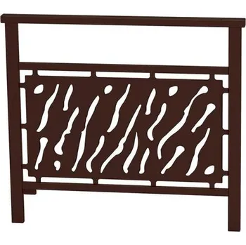 Zábradlí Procity Zábradlí Benátky, délka 1000 mm, vypalovaný motiv, barva hnědá RAL8017