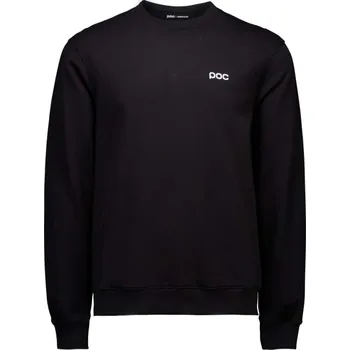 Cyklistická bunda POC mikina - CREW - černá/bílá XL