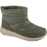 Khaki dámské sněhule Skechers On-The-Go Stellar - Alpine Adventure 144776-OLV Velikost: 37