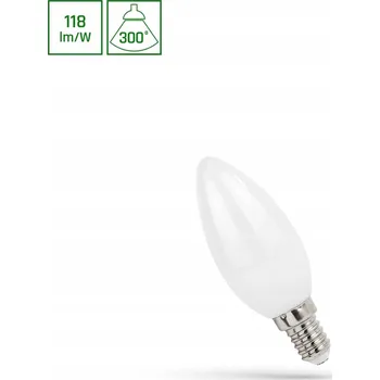 Žárovka LED žárovka Svíčka Milky E14/6W/230V neutrální bílá