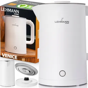 Rychlovarná konvice Rychlovarná konvice Lehmann Ocelová konvice VENICE 1,7 l 2200W 2200 W 1,7 l bílá