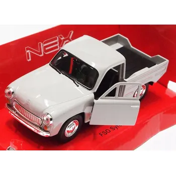 autíčko FSO SYRENA R20 PICK-UP MODEL KOVOVÝ WELLY 1:34-39 ŠEDÁ