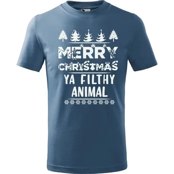 Chlapecké tričko DOBRÝ TRIKO Dětské tričko Merry animal Velikost: 158/12 let, Barva: Denim