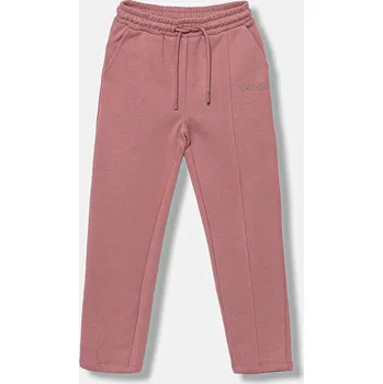 Dětské bavlněné tepláky Guess J5YQ17.KAV34.9BYA růžová 34X, vel. 158-166