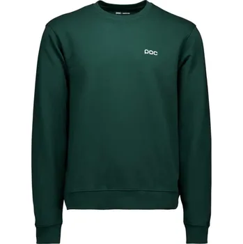 Cyklistická bunda POC mikina - CREW - zelená/bílá XS
