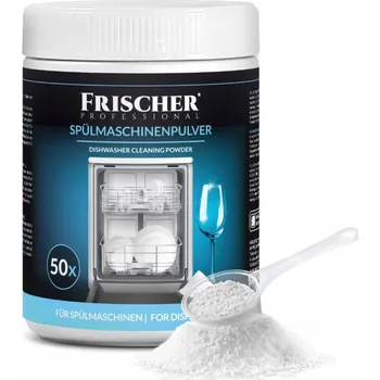 Mycí prostředek Proszek do zmywarki Frischer 1 kg profesionální chemie pro 50 mycích cyklů