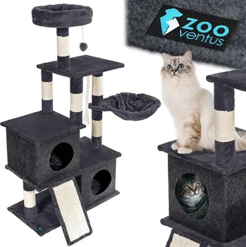Vysoké škrabadlo, pelíšek, škrabací sloupek, věž ZooVentus 101 - 160 cm