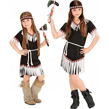 Karnevalový kostým Karnevalový kostým - Indiánka pro 5 let, velikost 116