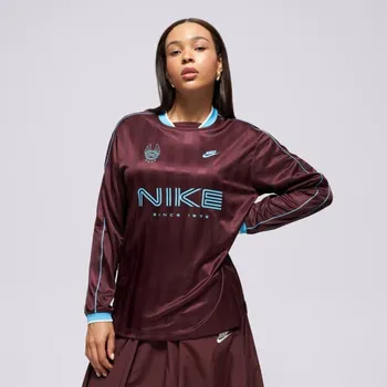 Pánské tričko Nike Tričko W Nsw Ls Jersey Bordová M