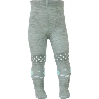 Protiskluzové merino punčocháče s balónem šedé SAFA Velikost: 68/74