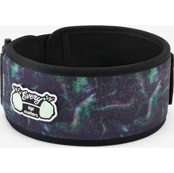 CORENGTH Vzpěračský pás s bezpečnostní přezkou XL MODRÁ|ZELENÁ