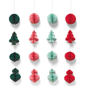 Vánoční dekorace 691980 - Tchibo - Ozdoby na vánoční stromek - barva: modrá