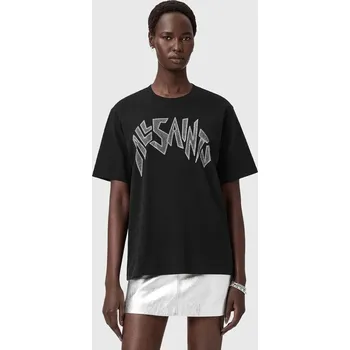 Pánské tričko Bavlněné tričko AllSaints W145JD černá 99X, vel. XS