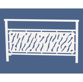 Zábradlí Procity Zábradlí Benátky, délka 1500 mm, vypalovaný motiv, barva bílá RAL9010