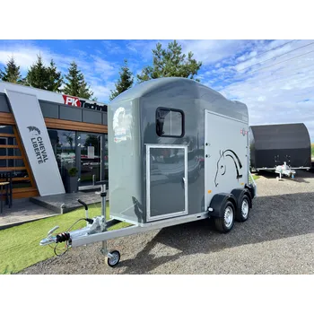 Přívěs pro přepravu koně a skotu Přívěs pro koně CHEVAL LIBERTE ORIGINS ONE ALU®, ŠEDÝ, sedlovna