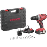 Šroubovák Worcraft CHD-S20LiWB ShareSYS, 20V, 2x Li-ion 2.0 Ah, bezuhlíkový, SET v kufru