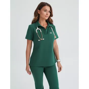 Zdravotnický oděv Lékařská Mikina Polo- EDEN GREEN 0