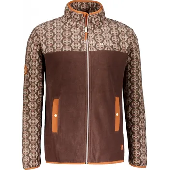 Pánská mikina Pánská fleece mikina ALTISPORT GAMEL HNĚDÁ 5XL