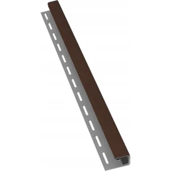 soklová lišta PVC lišta Vox 1,1 x 38, délka 3 cm, hnědá