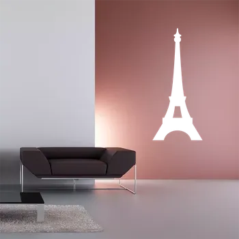 samolepka Sablio Samolepka na zeď: Eiffelova věž - 27x60 cm