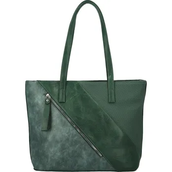 Dámská kabelka na rameno tmavě zelená - Firenze Valdema zelená